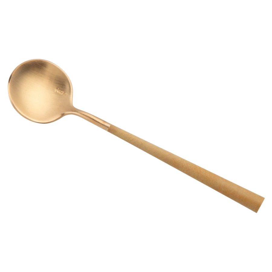 Набор столовых приборов Belo Inox NEO Mustard Розовое золото на 6 персон 24 предмета, сталь, п/к