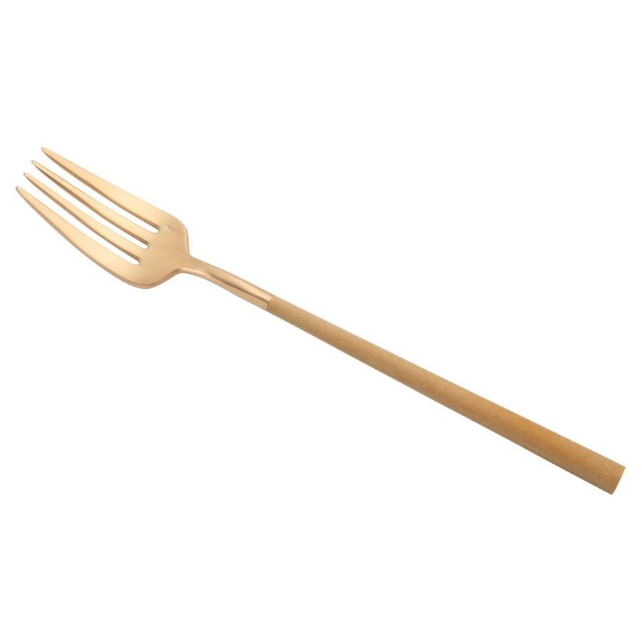 Набор столовых приборов Belo Inox NEO Mustard Розовое золото на 6 персон 24 предмета, сталь, п/к