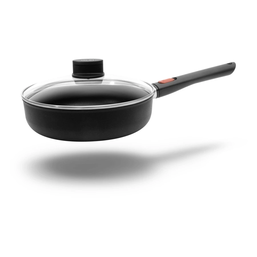 Сковорода индукционная со съемной ручкой Woll Eco Lite d24см h7см, алюминий литой