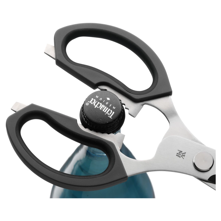 Ножницы кухонные с открывалкой WMF 23 см, сталь нержавеющая, черный