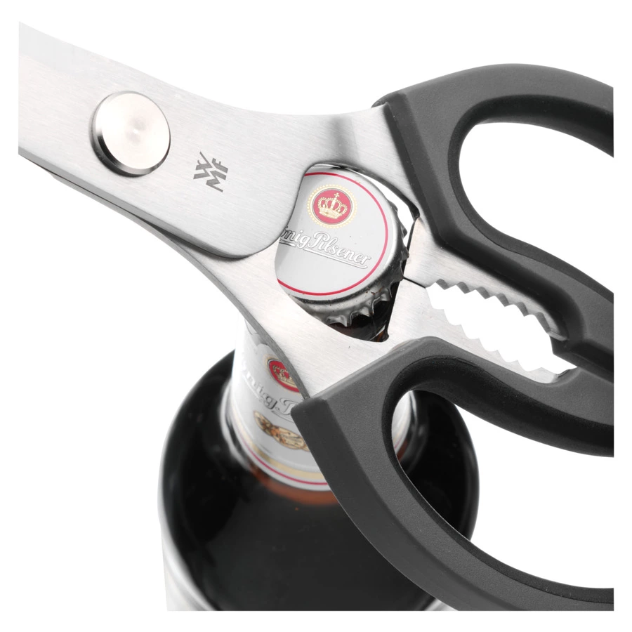 Ножницы кухонные с открывалкой WMF 23 см, сталь нержавеющая, черный