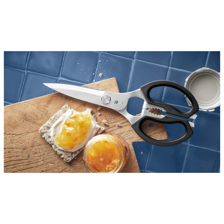Ножницы кухонные с открывалкой WMF 23 см, сталь нержавеющая, черный