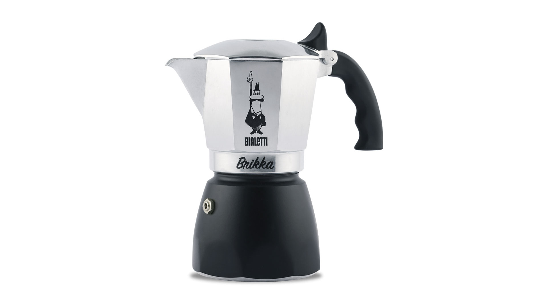 Кофеварка гейзерная на 4 чашки Bialetti BRIKKA 2020 150 мл, алюминий,  черная - купить за 9650 руб. в Москве | WILLIAMS OLIVER