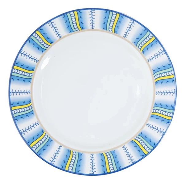 Тарелка акцентная ИФЗ Европейская Высоцкая Azzurro 21,5 см, фарфор твердый