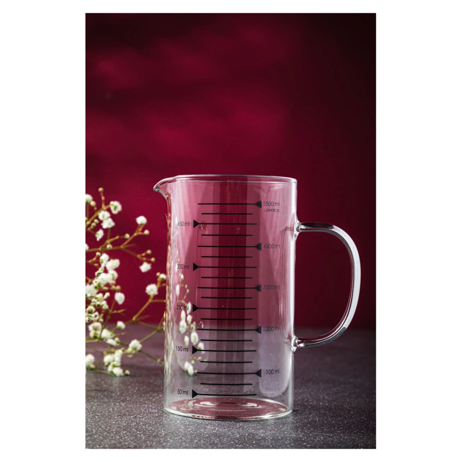 Мерный стакан Weis 500 мл, стекло, п/к