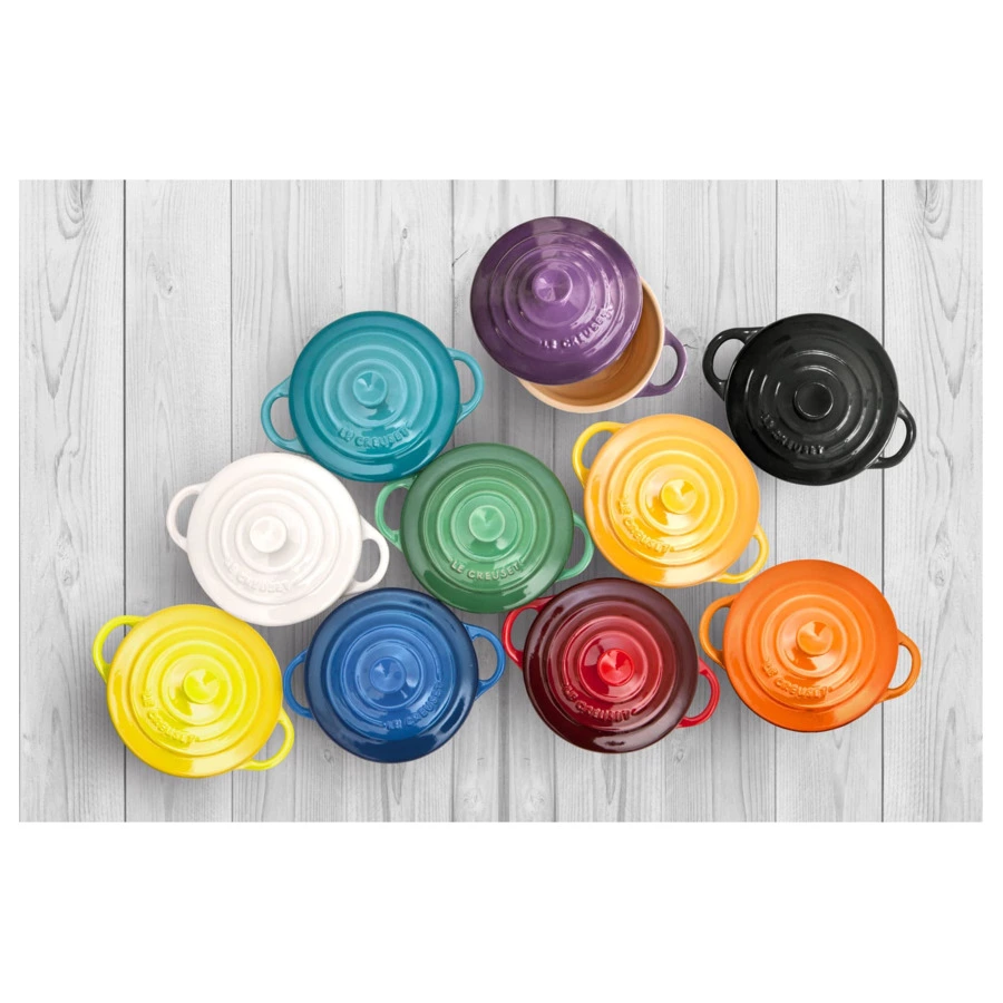 Кокотница Le Creuset 10см 250мл, черный глянец, керамика