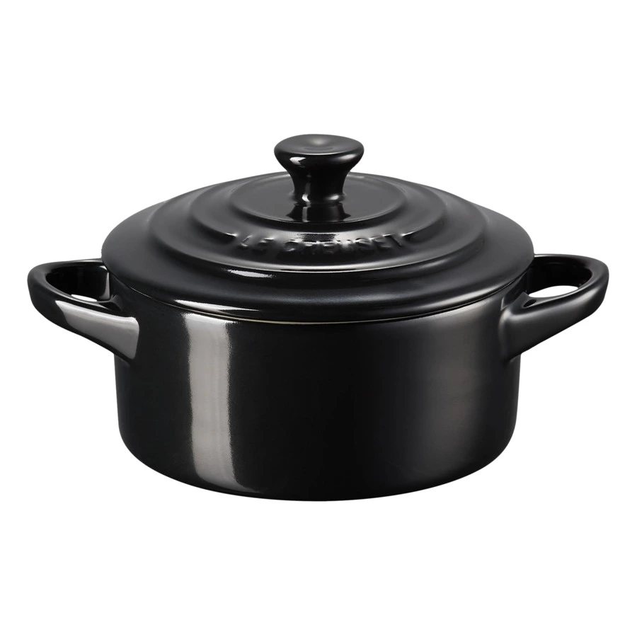 Кокотница Le Creuset 10см 250мл, черный глянец, керамика