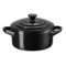Кокотница Le Creuset 10см 250мл, черный глянец, керамика