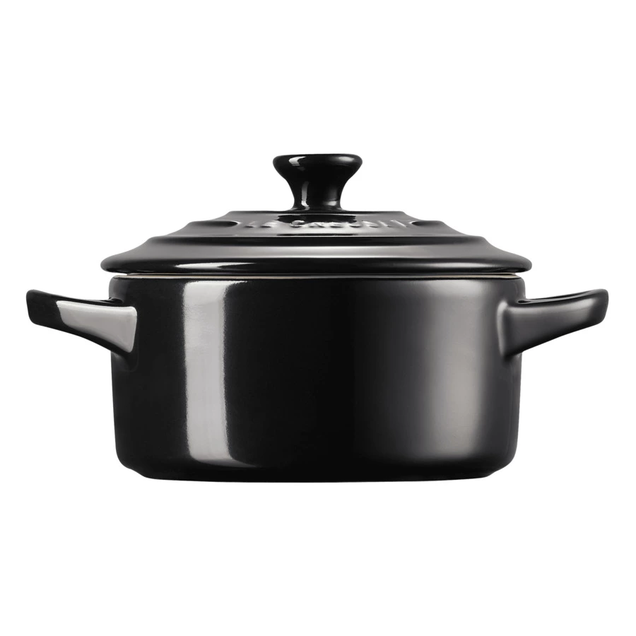 Кокотница Le Creuset 10см 250мл, черный глянец, керамика