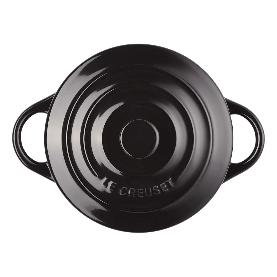 Кокотница Le Creuset 10см 250мл, черный глянец, керамика