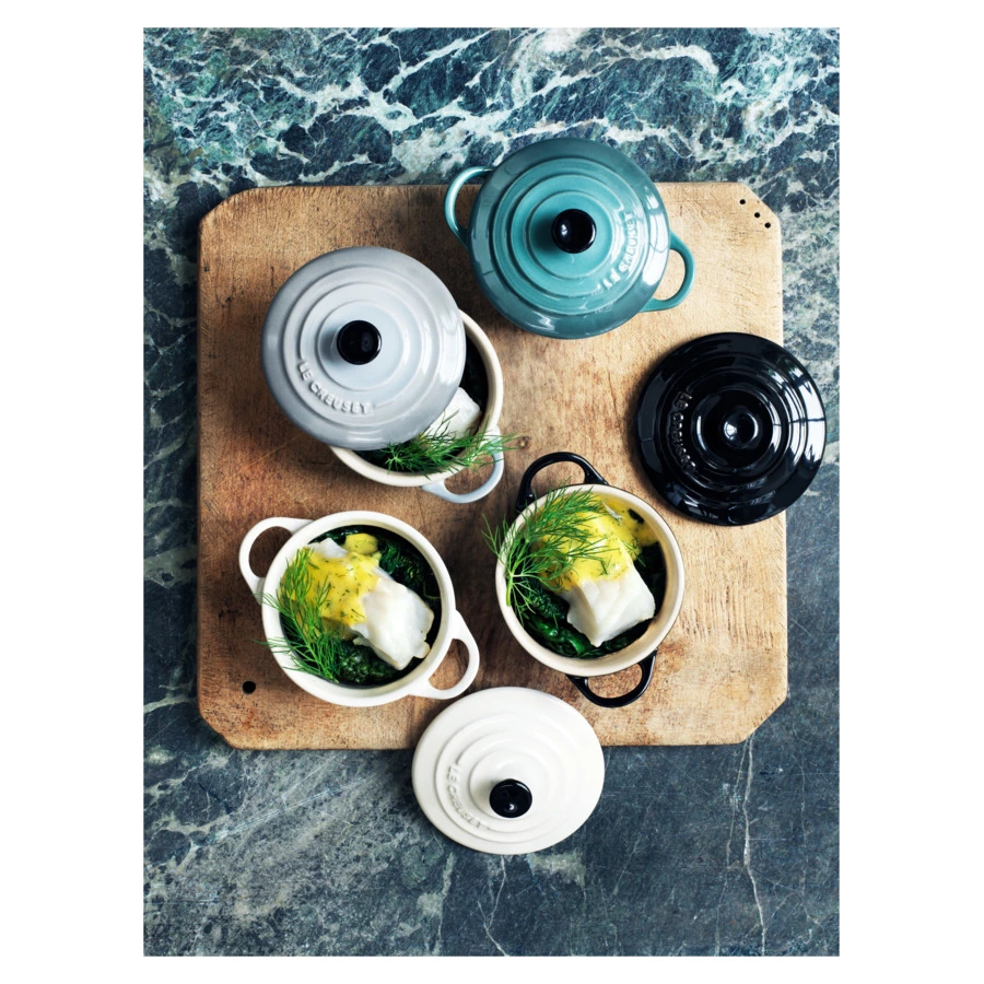 Кокотница Le Creuset 10см 250мл, черный глянец, керамика