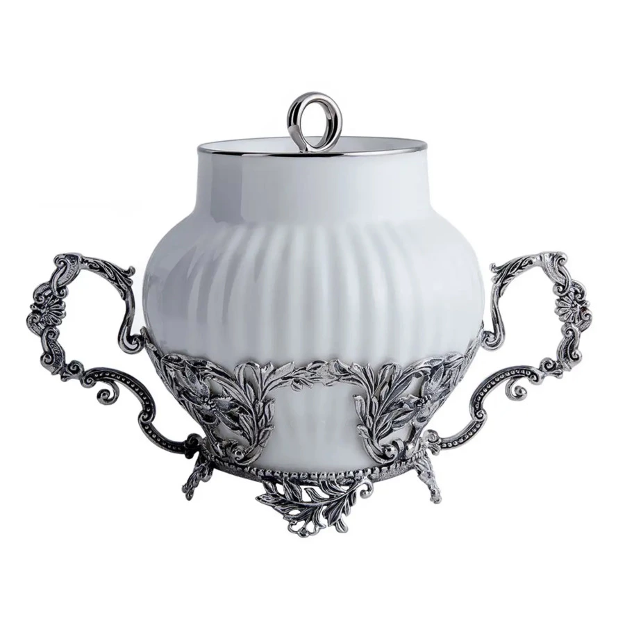 Набор для сервировки в футляре АргентА Симфония 196,14 г, 2 предмета, серебро 925