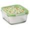 Контейнер квадратный SNIPS 1,4 л, 18х18х8,5 см, для СВЧ и заморозки, стекло, зеленый
