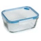 Контейнер прямоугольный SNIPS 1,5 л, 16,5х21х8,8 см, для СВЧ и заморозки, стекло, синий