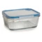 Контейнер прямоугольный SNIPS 1,5 л, 16,5х21х8,8 см, для СВЧ и заморозки, стекло, синий