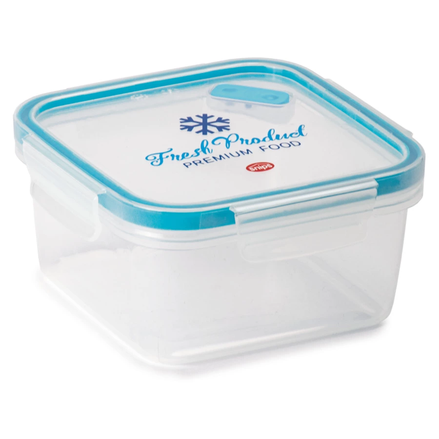 Контейнер квадратный SNIPS 800 мл, для СВЧ и заморозки, пластик, синий