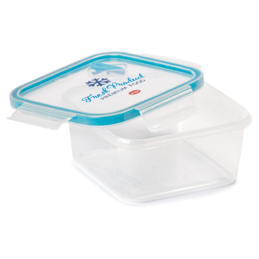Контейнер квадратный SNIPS 800 мл, для СВЧ и заморозки, пластик, синий