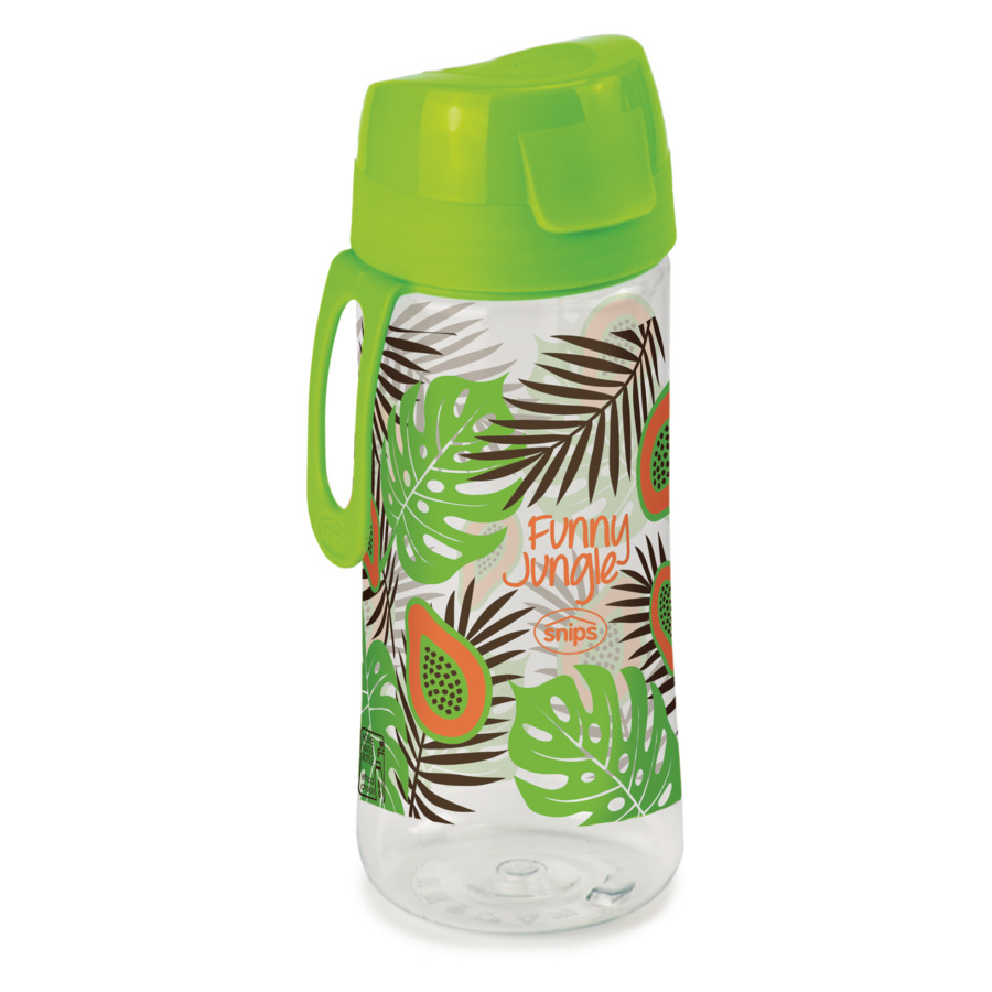 Бутылка для воды SNIPS Jungle 500 мл, зеленая, тритан
