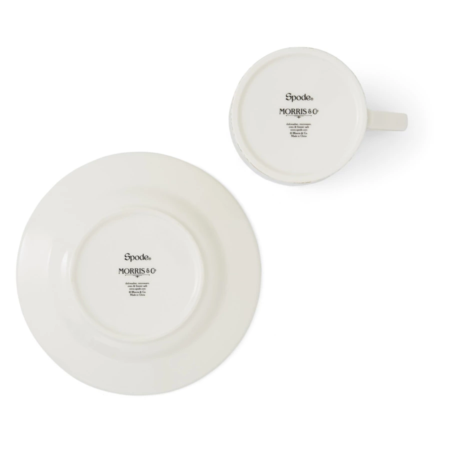 Чашка чайная с блюдцем Spode Моррис и Ко Терновник 280 мл, фарфор, п/к