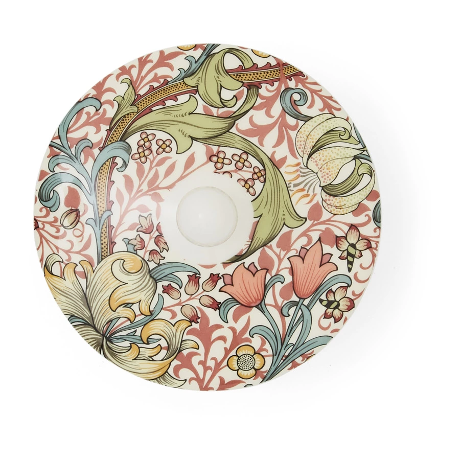 Сахарница Spode Моррис и Ко Золотая лилия 280 мл, фарфор, п/к