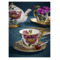 Чашка чайная с блюдцем Spode Диковинные создания Белый Леопард 250 мл, фарфор, п/к