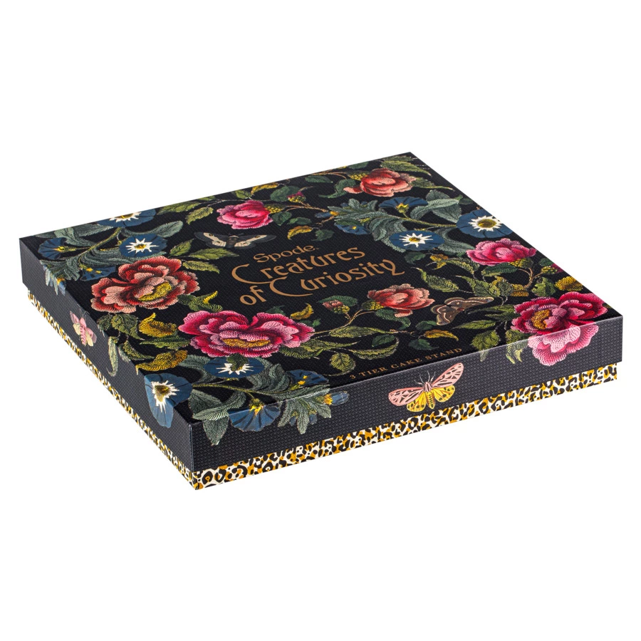 Блюдо трехъярусное Spode Диковинные создания 26,5/20/15 см, фарфор, п/к