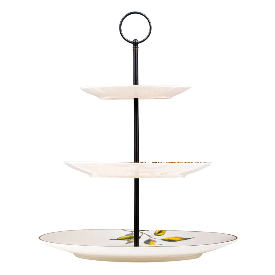 Блюдо трехъярусное Spode Диковинные создания 26,5/20/15 см, фарфор, п/к