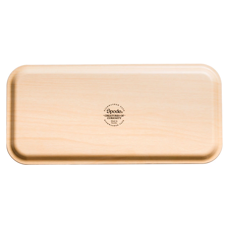 Поднос прямоугольный сервировочный Spode Диковинные создания 31х15 см, березовый шпон