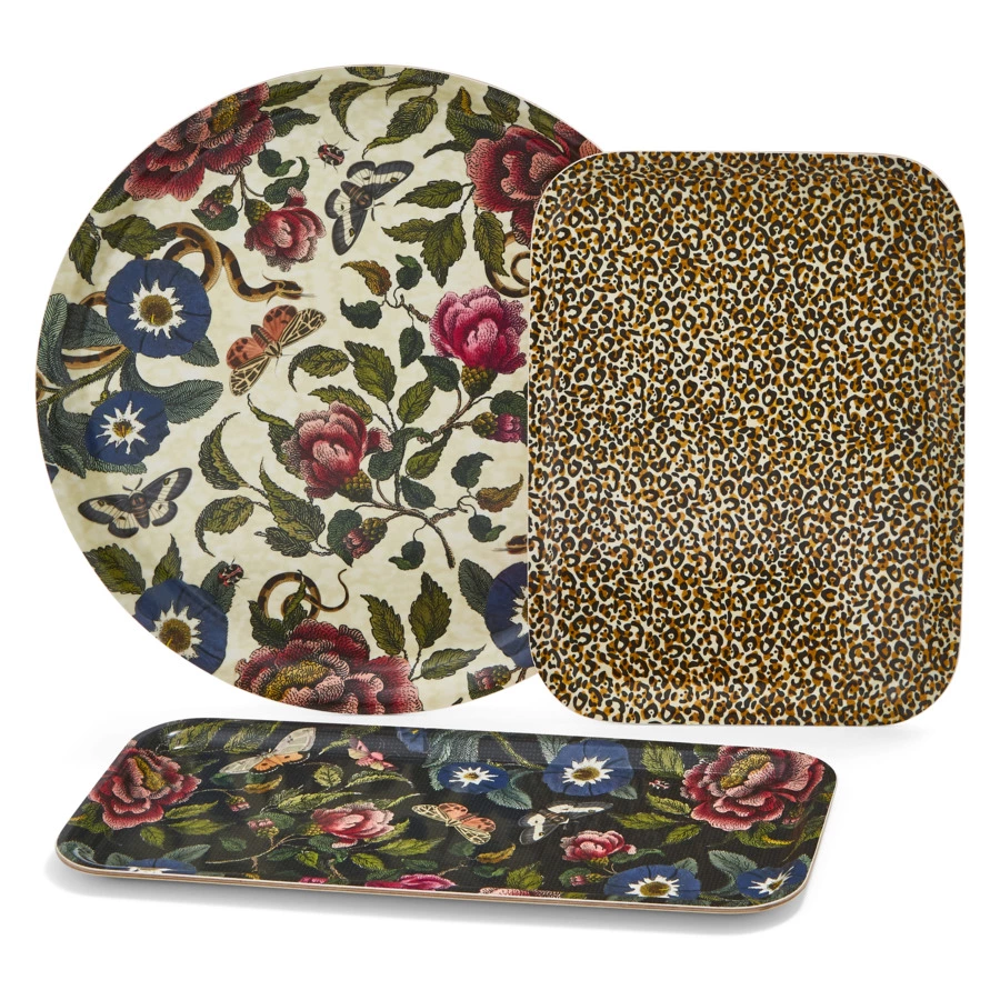 Поднос прямоугольный сервировочный Spode Диковинные создания 27х20 см, березовый шпон