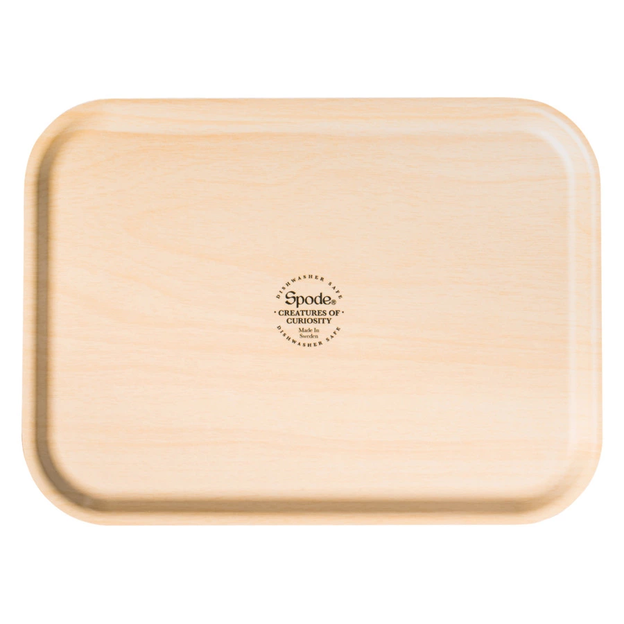 Поднос прямоугольный сервировочный Spode Диковинные создания 27х20 см, березовый шпон