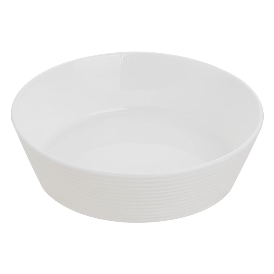 Салатник порционный Mix&Match Конус 16 см, рельеф, фарфор костяной