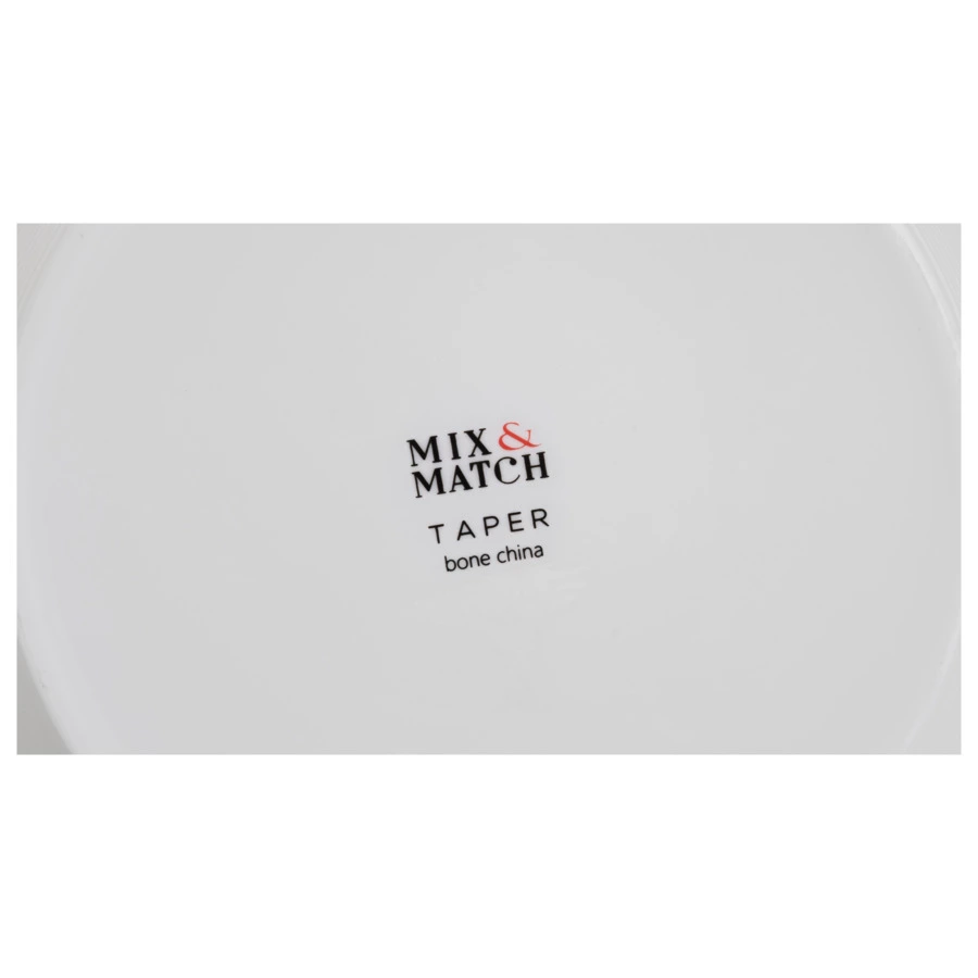 Салатник порционный Mix&Match Конус 16 см, рельеф, фарфор костяной