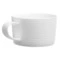 Чашка чайная с блюдцем Mix&Match Конус 300 мл, рельеф, фарфор костяной