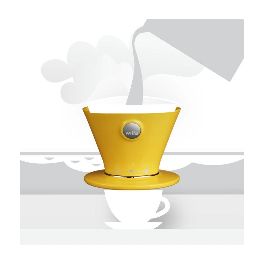 Воронка для заваривания кофе Wilfa WSPO-Y желтый, пластик