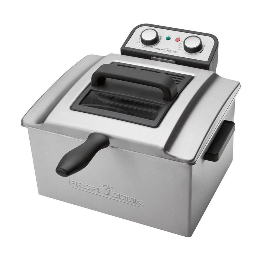 Фритюрница Profi Cook PC-FR 1038 38х38х14см, стальной