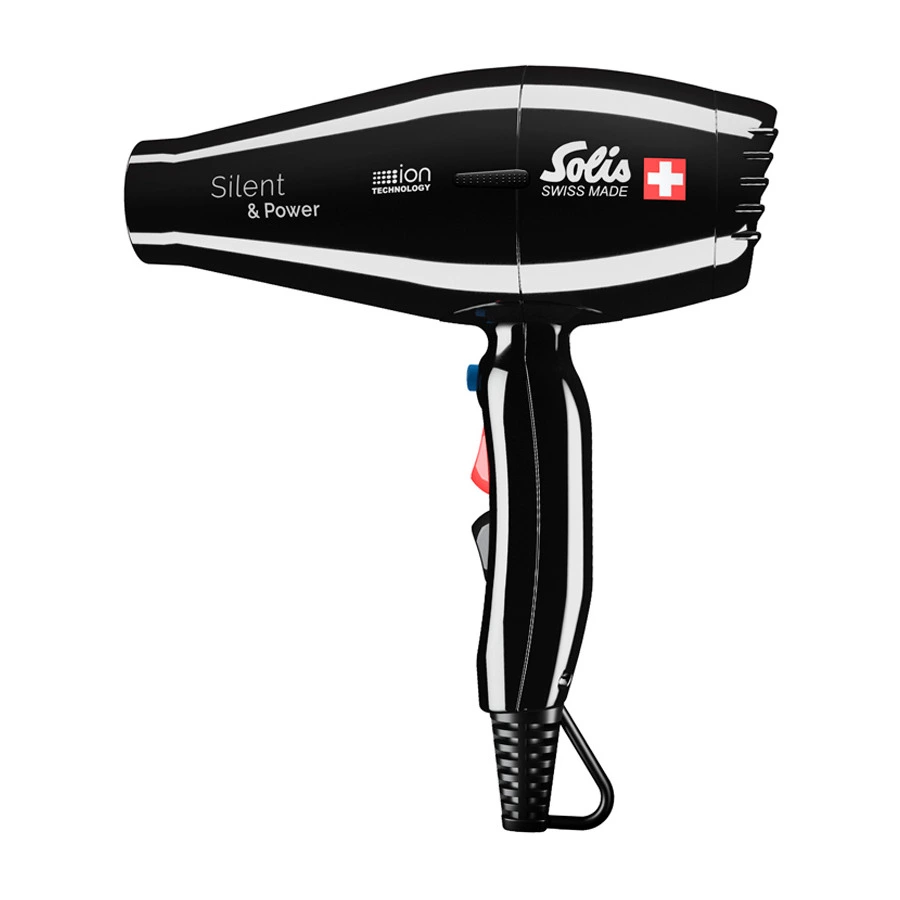 Фен Solis Silent & Power black, черный