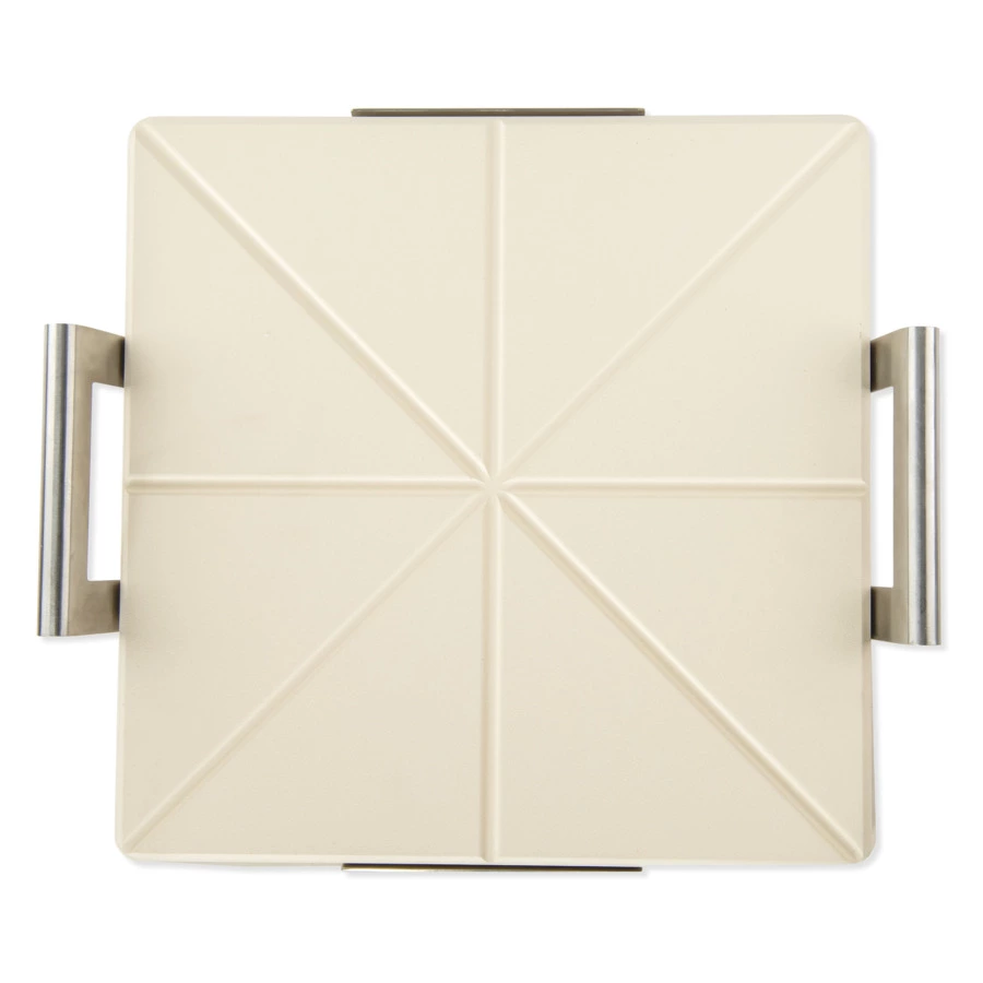 Камень для пиццы на подставке квадратный Nordic Ware 35,5 см, керамический камень, сталь