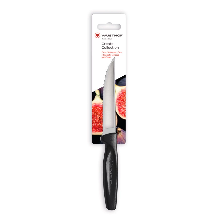 Нож универсальный овощной WUESTHOF Create Collection 10см, черная рукоятка