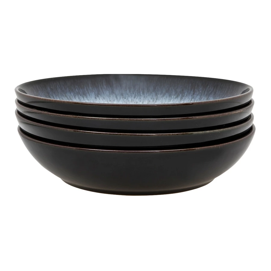 Набор блюд для пасты Denby Halo Сияние 22см, 4шт, керамика, п/к