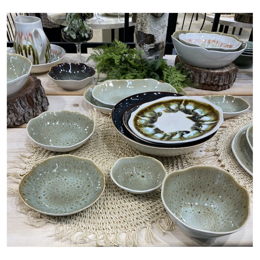 Блюдо для пасты Top Art Studio Мадейра клэр 22см, керамика