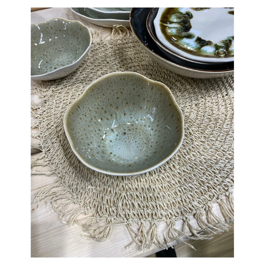 Салатник высокий Top Art Studio Мадейра клэр 16см, керамика