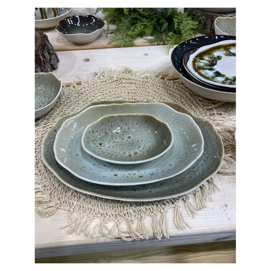 Тарелка пирожковая Top Art Studio Мадейра клэр 17см, керамика