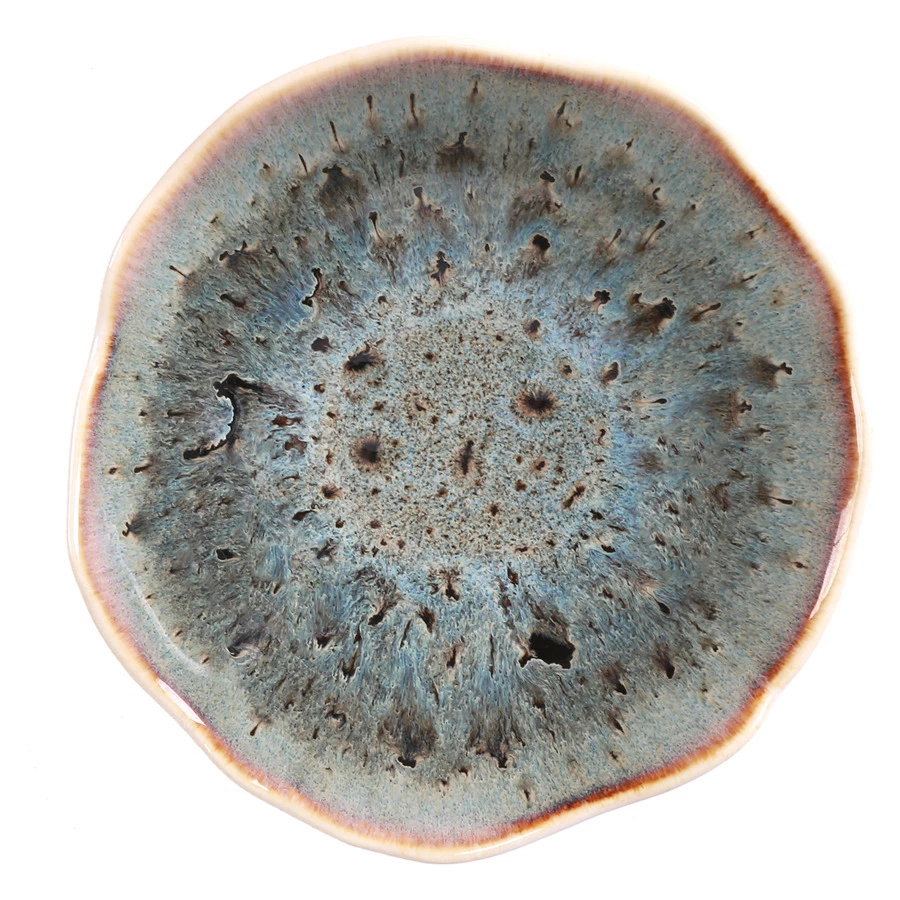 Тарелка пирожковая Top Art Studio Мадейра нуар 17см, керамика