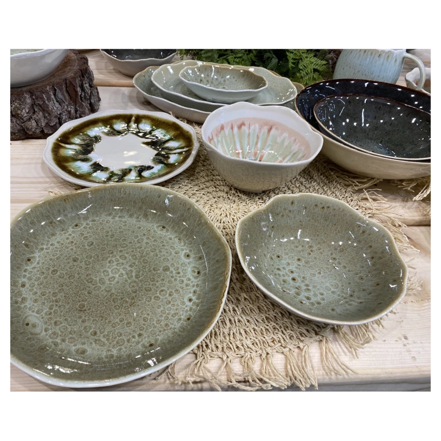 Тарелка обеденная Top Art Studio Мадейра клэр 24см, керамика