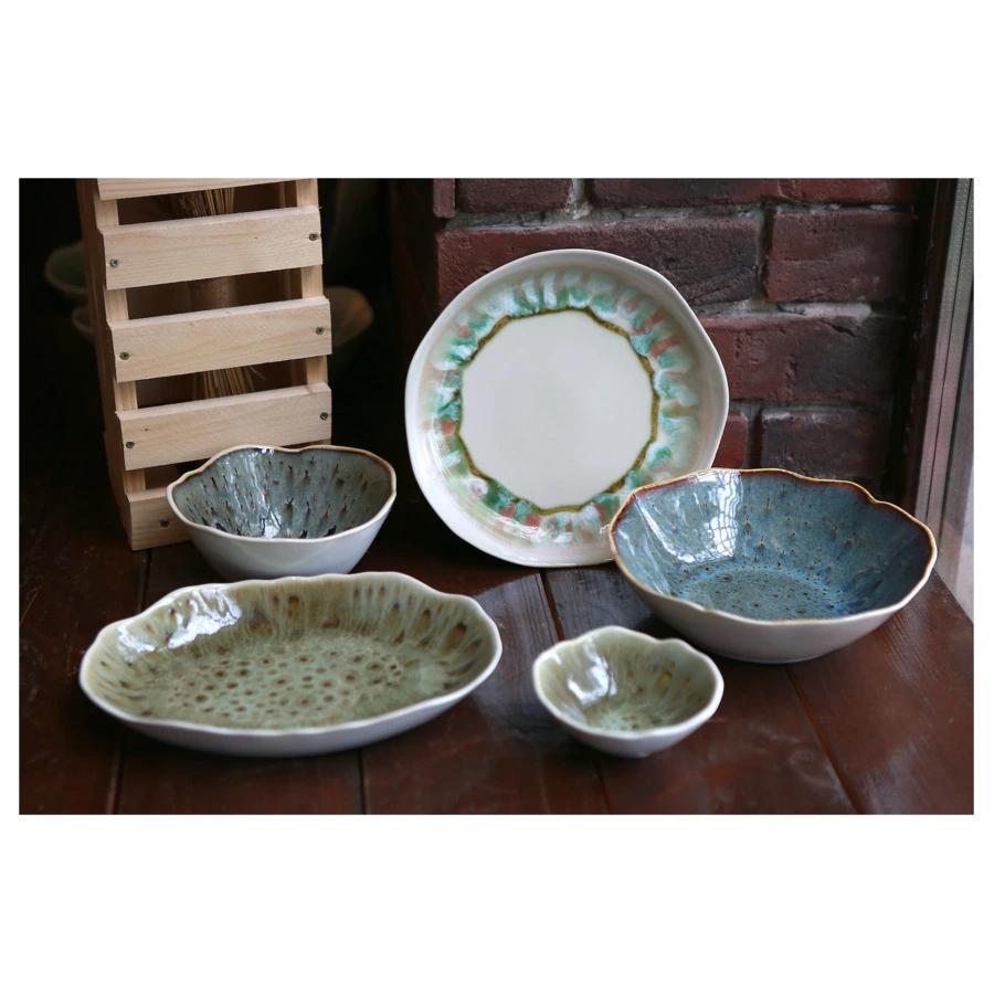 Тарелка обеденная Top Art Studio Акцент Мадейра 24см, розовый, керамика