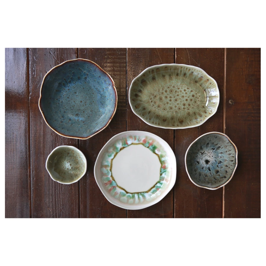 Тарелка обеденная Top Art Studio Акцент Мадейра 24см, розовый, керамика