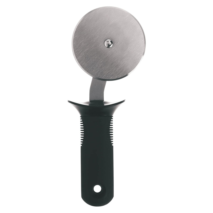 Нож для пиццы OXO 20см, d7,6 см, сталь нержавеющая, пластик, чёрный