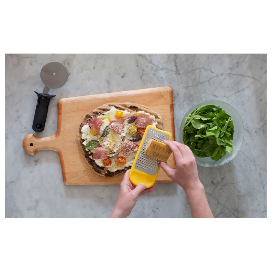 Нож для пиццы OXO 20см, d7,6 см, сталь нержавеющая, пластик, чёрный