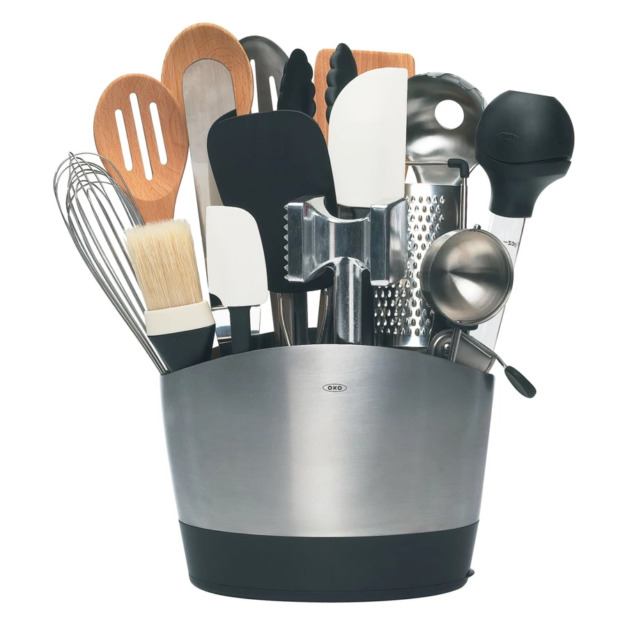 Подставка под кухонные приборы OXO 16х12 см, сталь нержавеющая