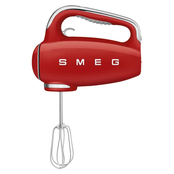 Ручной миксер SMEG HMF01RDEU, 250 Вт, корпус пластик, , красный